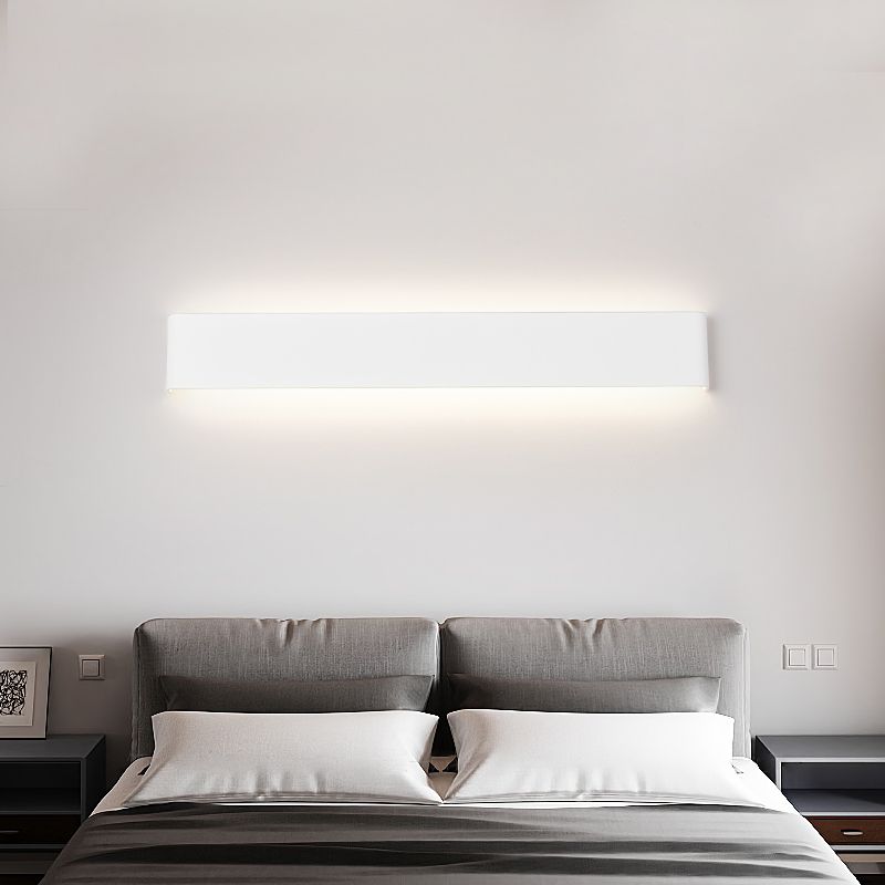 Square Shape Metal Wall Mount Lighting Modern Style 1-Light Wall Mounted Light Fixture