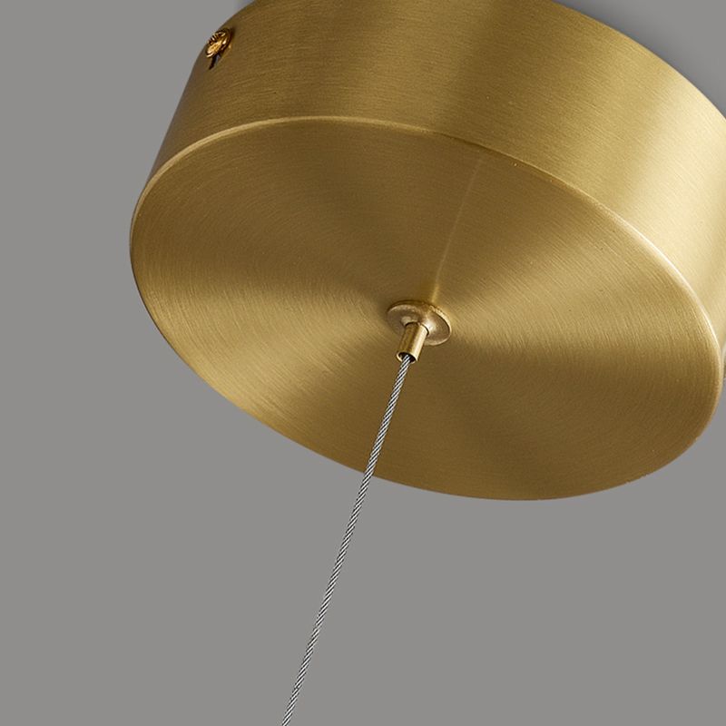 1-leichte Inselbeleuchtung minimaler Stil Linearer Formglasanhänger Beleuchtung