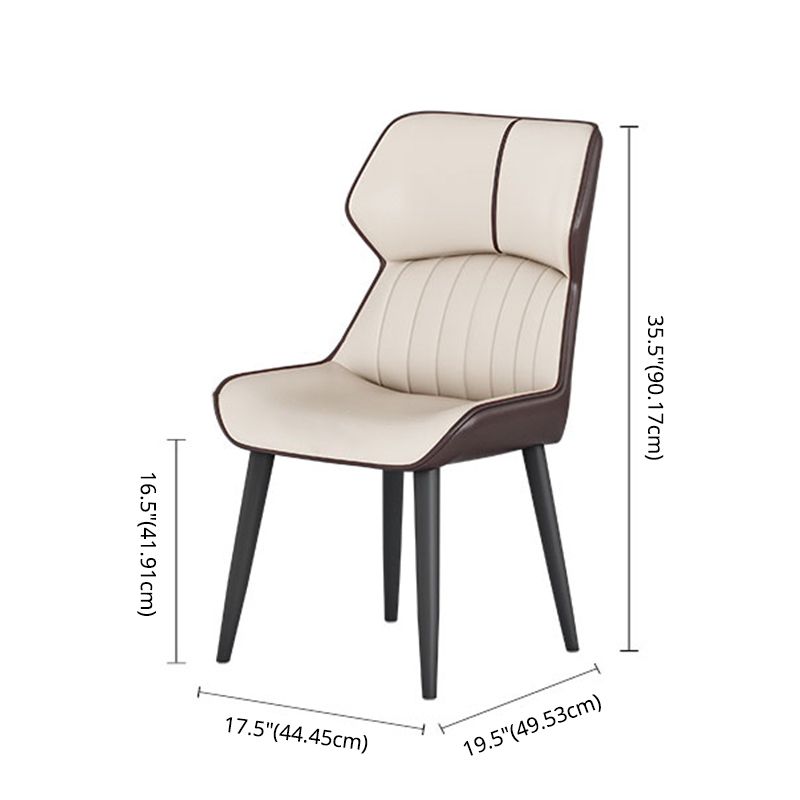 Contemporary Style Dining Set with Sintered Stone Dining Table and Cushion Chairs