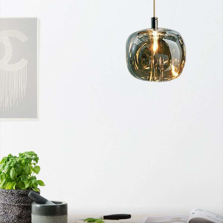 1 pendentif en verre léger Louteurs de plafond modernes suspendus suspendus pour salle à manger