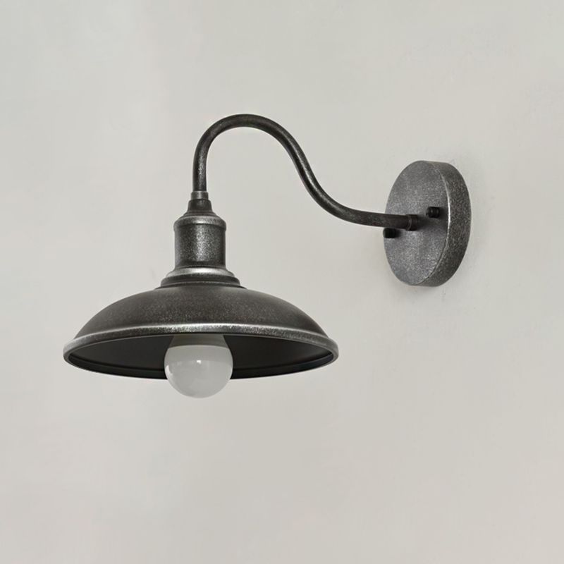 Illuminazione da parete in metallo Apparecchiatura ombreggiata per la parete industriale illuminazione per esterni