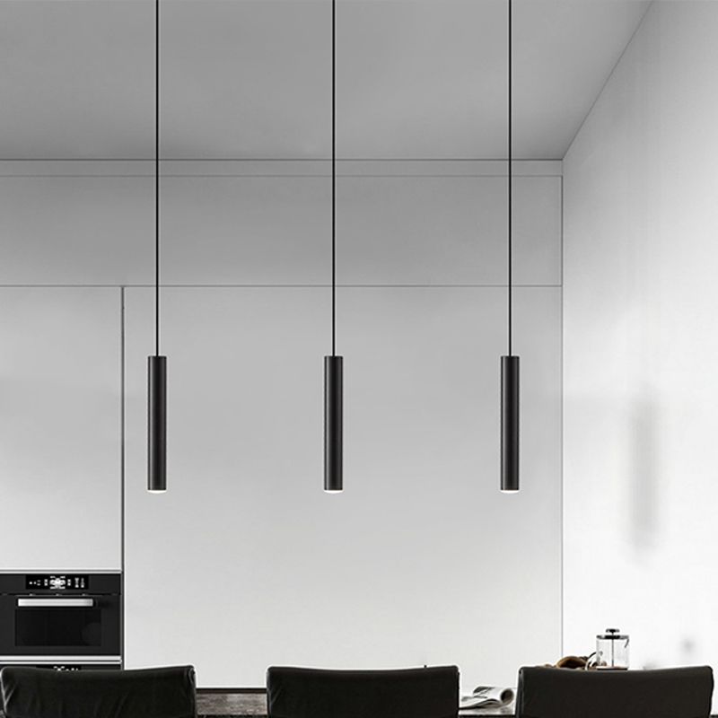 Metal Linear Hanging Lights Modern Style Hanging Mount Fixture for Living Room