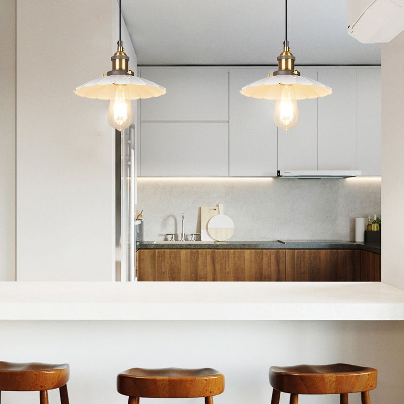 Lampada a sospensione di ferro a sospensione a sospensione industriale.