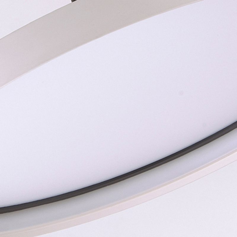 Moderne minimalistische LED -hangende lamp Aluminium cirkelvormige hanglamp met siliconen schaduw