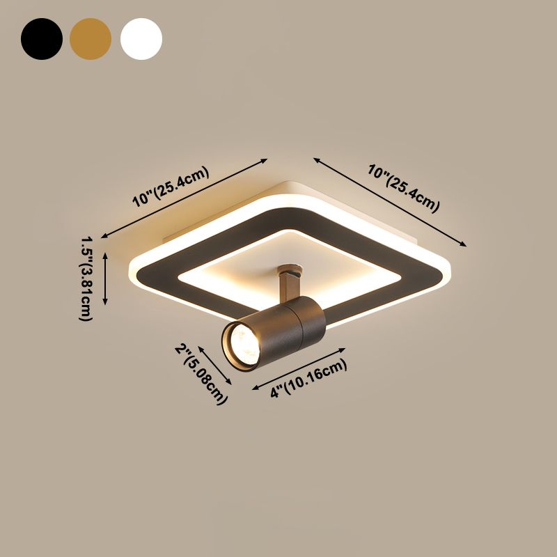 Illuminazione a soffitto modernista a 2 teste con faretti Plafoniere a LED da incasso