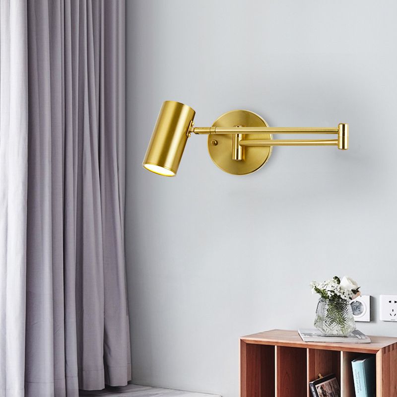 Modern Wall Sconce Minimalist Wall Light Fixture with Adjustable Arm