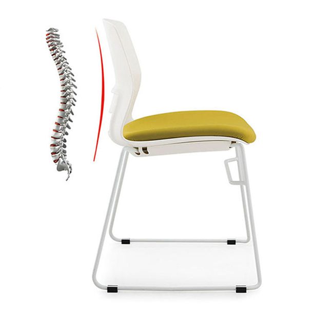 Tela de lino de estilo minimalista que cena la parte posterior abierta de la silla que cena la silla sin brazos