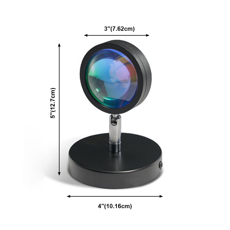 Moderne stijl Ronde gevormde LED-wandlamp metalen 1-licht wandverlichtingsideeën