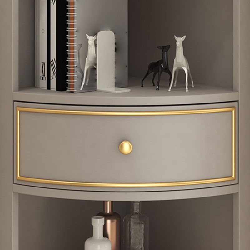 Modern Stain Resistant Chest Solid Wood Side Cabinet with Drawer