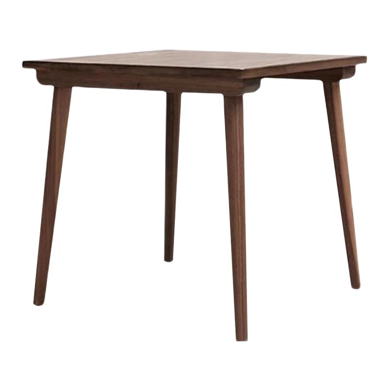Cuadrado 4 patas mesa de comedor industrial mesa de color de madera con madera sólida de pino