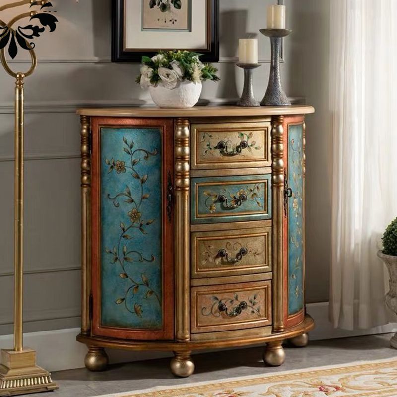 Solid Wood Dresser Traditional Storage Chest Dresser with 3/4/5 Drawers