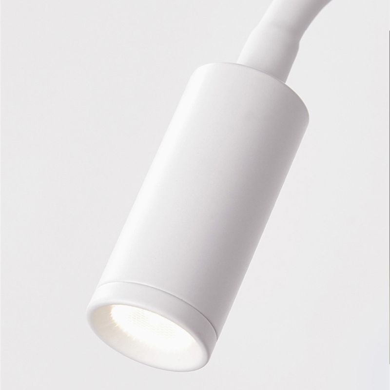 Contemporary Style Cylinder Wall Mounted Light Metal 1 Light Reading Wall Light