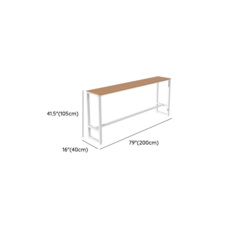 Rectangle Pub Height Dining Table Contemporary Bar Dining Table