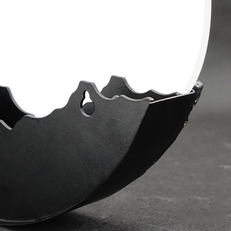 Circle Modern Wall Light Acrylic Grey 1-Light Wall Mount Light for Bedroom