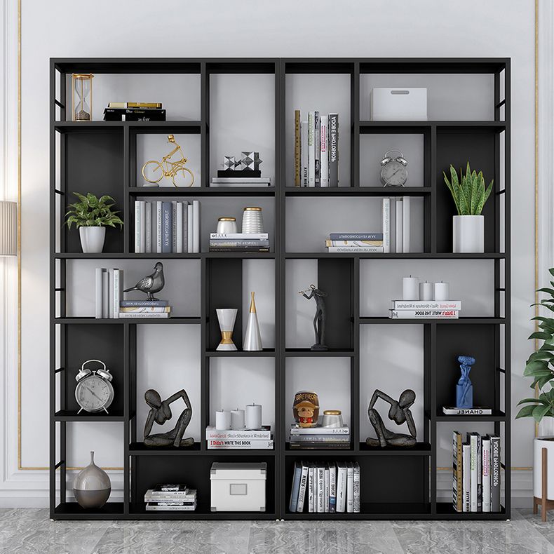 11.81"W Bookcase Contemporary Style Open Back Bookshelf for Home Office