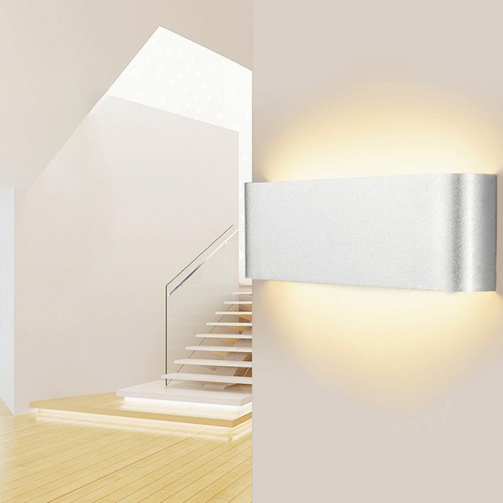 Aparte de pared de estilo simple Rectángulo de pared de pared aplastante para dormitorio