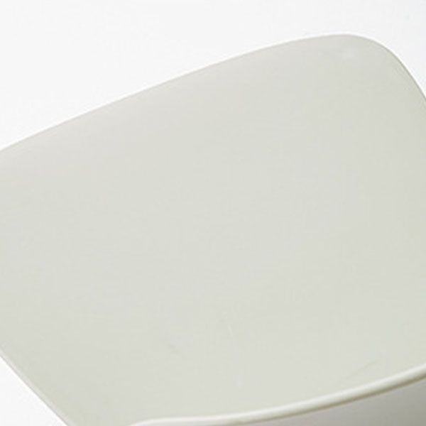 Modern Style Stackable Plastic Chair Open Back Dining Side Chair (Set of 4)