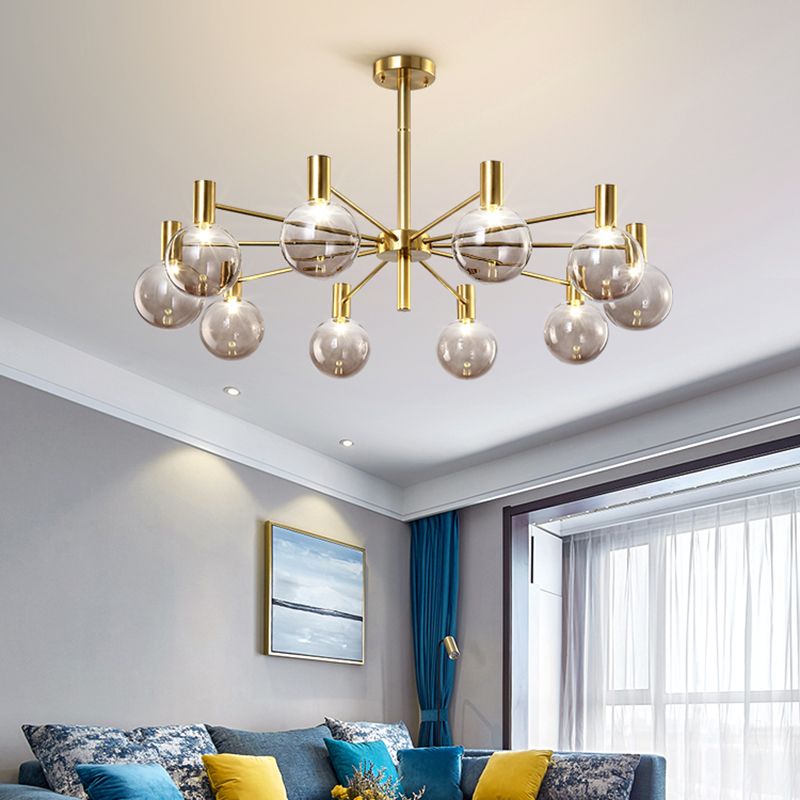 Glass Modo Hanging Chandelier Simplicity Style Chandelier Lighting for Living Room