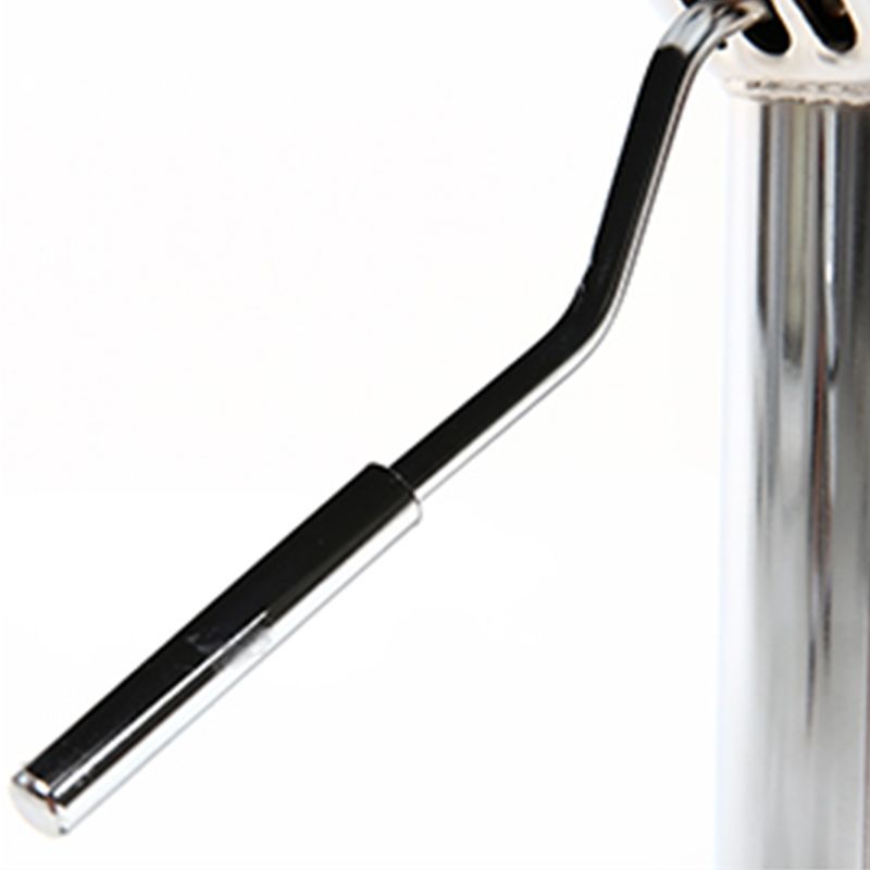 Contemporary Metal Stool PU Leather Barstools in Matte Finish for Home