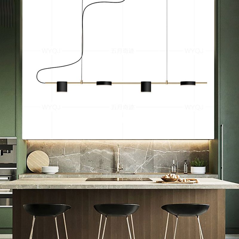 4 Lights Lighting Lighting Lighting Lighting colgante colgante de la isla de cocina