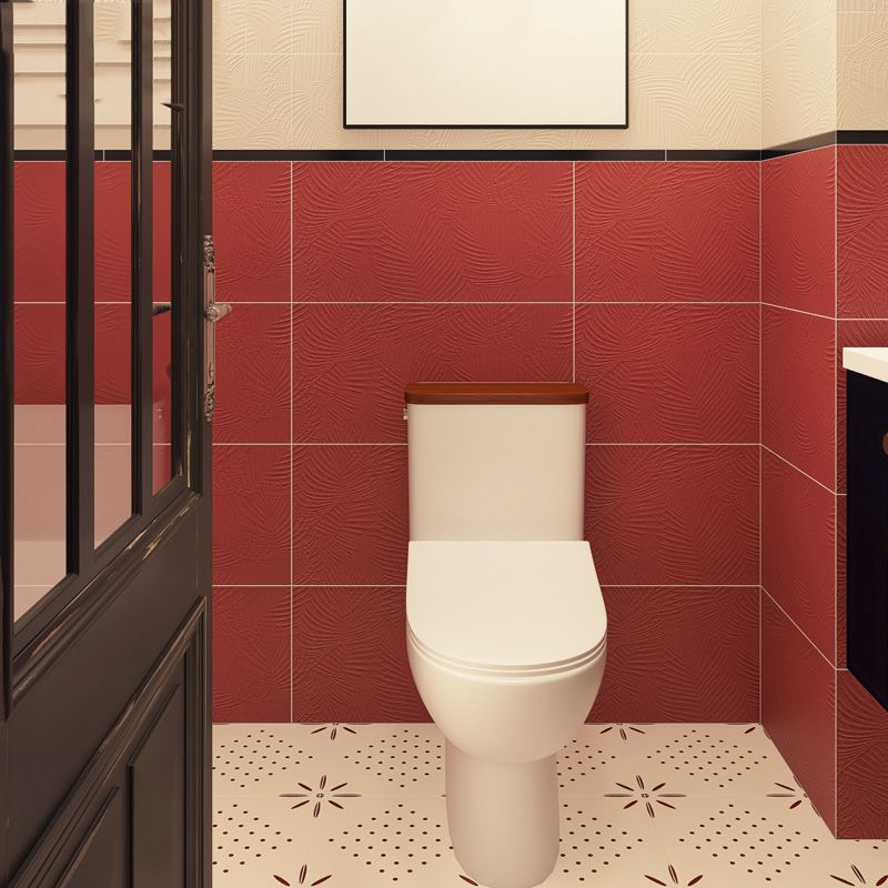 Modern Style Wall Tile Straight Edge Rectangle Texture Effect Wall Tile