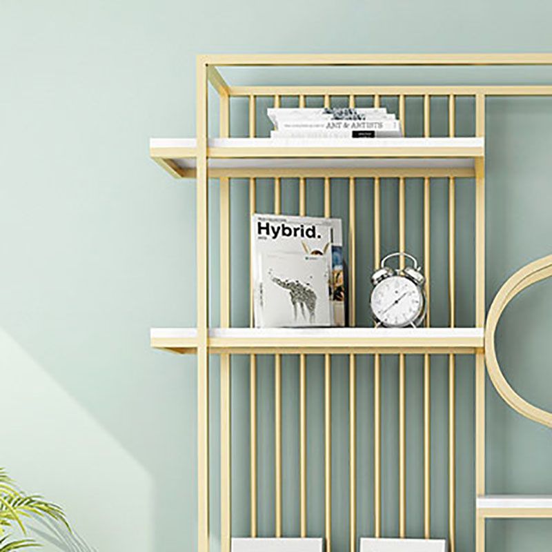 11.81 "W libreria in stile glam in stile libreria aperta per la sala da studio in ufficio