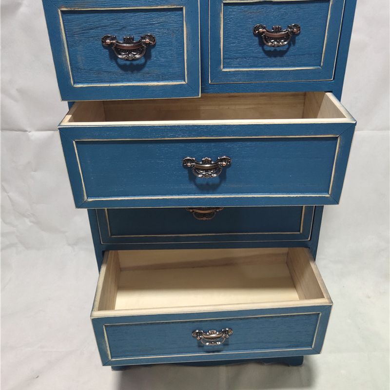 Coastal Storage Chest Dresser Solid Wood Storage Chest with 4/5/6 Drawers