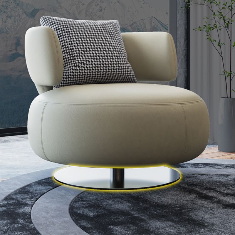 Contemporary Swivel Accent Chair Armless Lounge Chair with Cushion 33"L x 26"W x 28.5"H