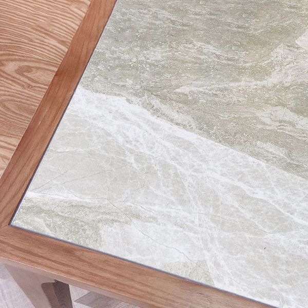 Industrieel grijs gesinterde stenen tafel standaard keuken eettafel met 4 potenbasis