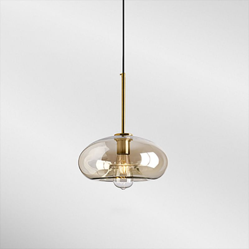 Verre moderne suspendu éclairage pendentif ménage léger pour le salon