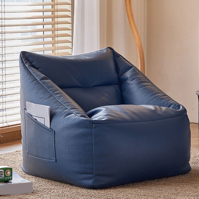 31.49" W x 27.55" D x 27.55" H Bonded Leather Accent Room Chair with Tight Back