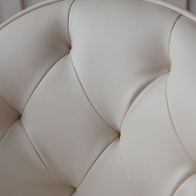 Glam Bar Stool Low Back Upholstered Counter Stool for Bristol