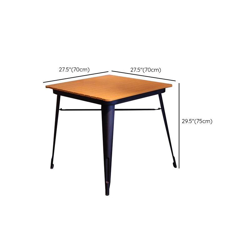 1/3/4/5 Pieces Industrial Bar Table Set Iron Bistro Set with Stools