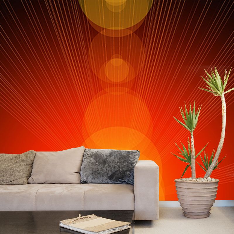 Full Size Bokeh Wall Mural Contemporary Decorative Environment Friendly for Bedroom