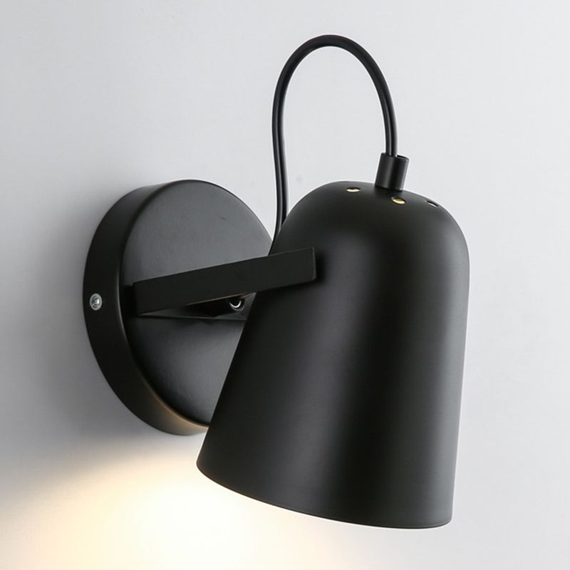 Modern Elongated Dome Shape Wall Sconce Lights Metal 1 Light Wall Light for Living Room