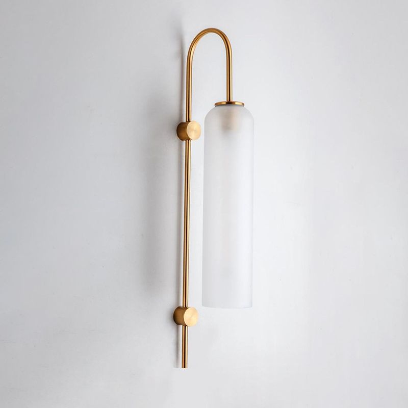 Glass Geometric Wall Mount Light Modern 1 Light Wall Mounted Light Fixture