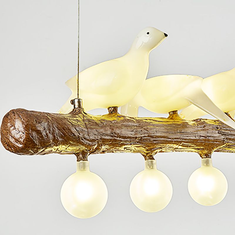 Multi Head Island Lighting Fixture Modern Chandelier Pendant Light for Dining Table