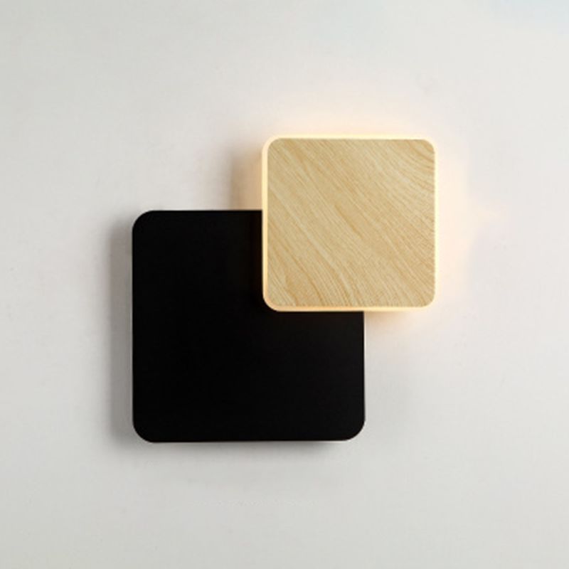 Finitura in legno Mobile sfumatura da muro da parete Minimalist LED SCONCE LUCE PER LAVOGLIA