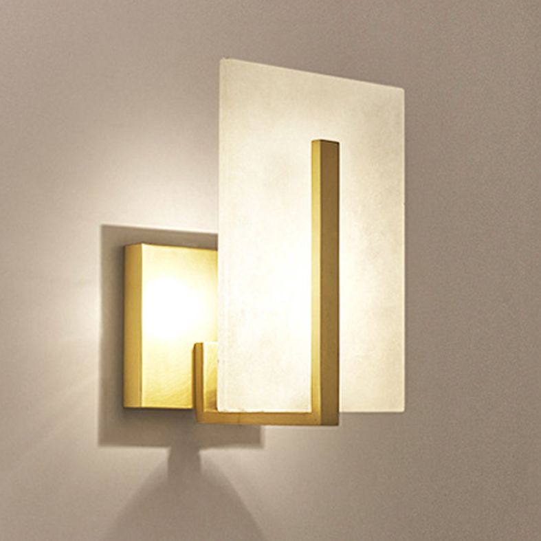 Moderne einfache Wandleuchter 1 Kopf Marmorwand montierte Leuchte für Wohnzimmer