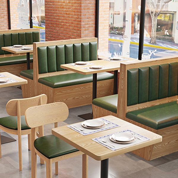 Industriële stijl houten eettafel bruine tafel met zwart frame voor eetkamer