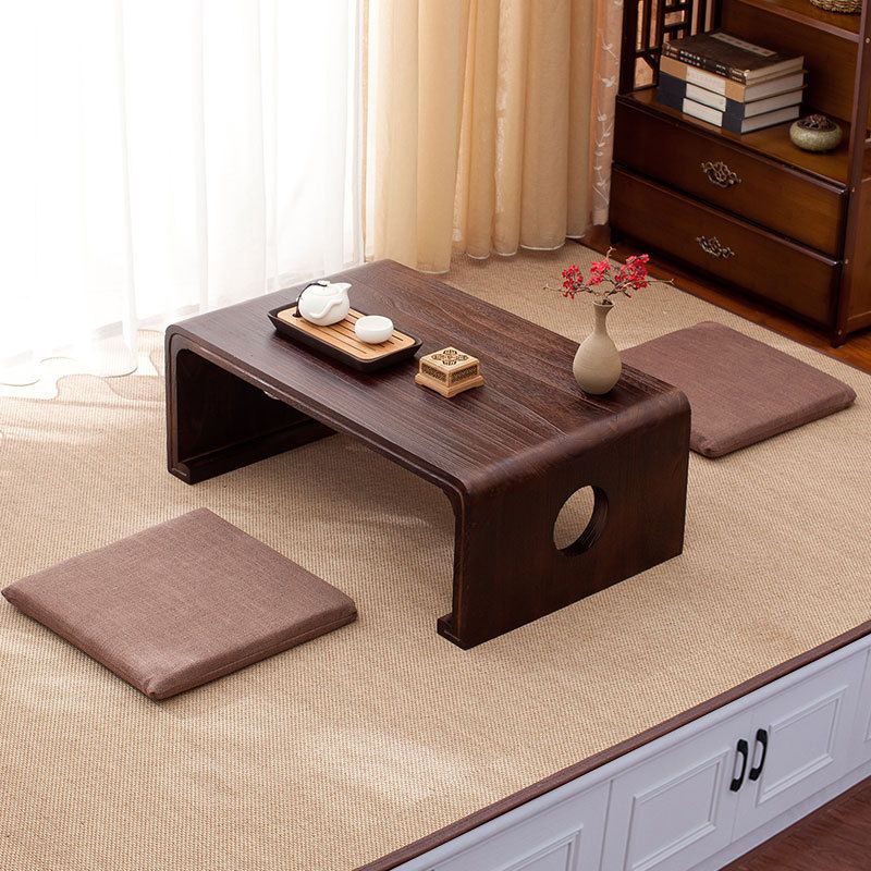 Modern Style Paulownia Rectangular Coffee Table in Walnut/oak/wood
