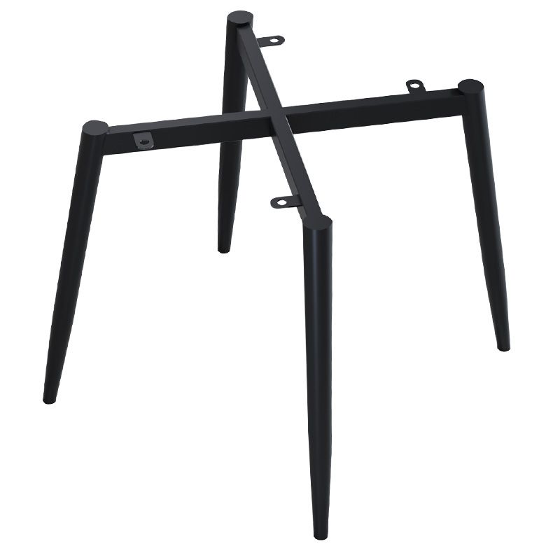 Modern Metal Indoor-Outdoor Chair Dining Room Solid Back Armless Single Chair