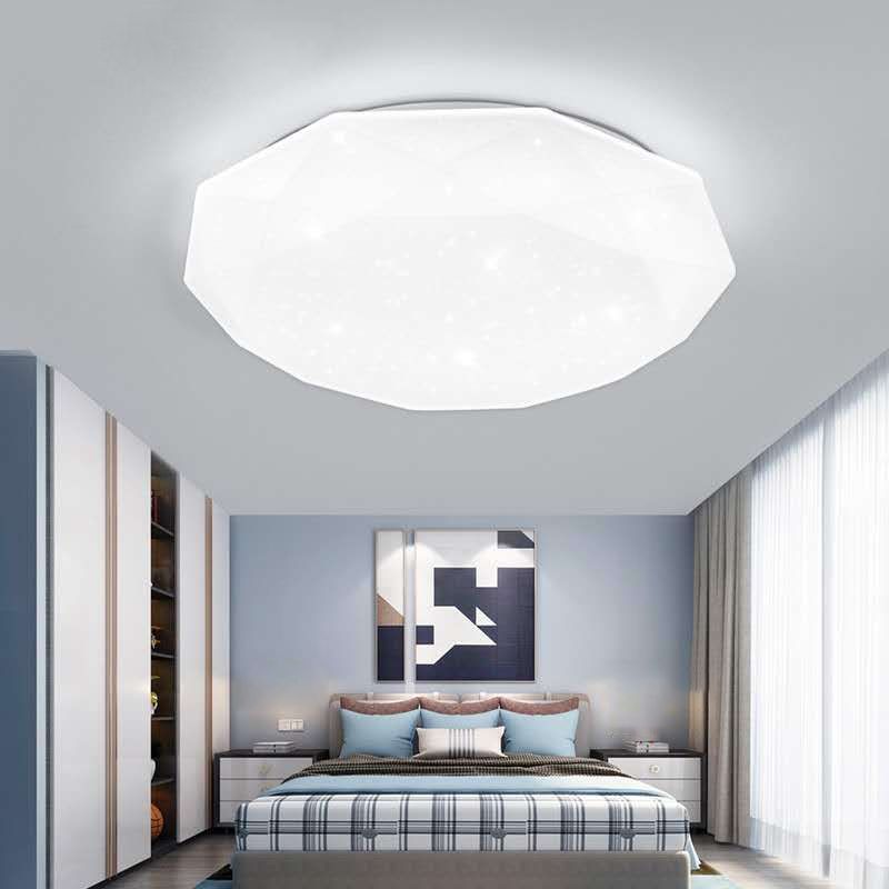 Metal Geometric Flush Mount Fixture Modern Flush Light Fixture for Bedroom