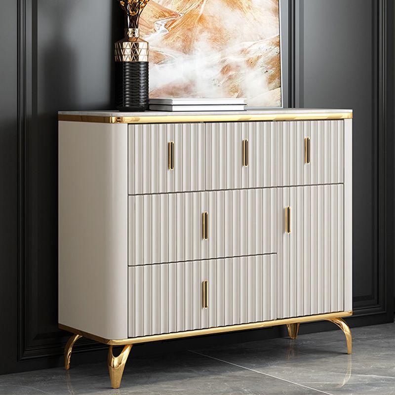 Modern Wood Storage Chest Dresser Horizontal Dresser for Bedroom