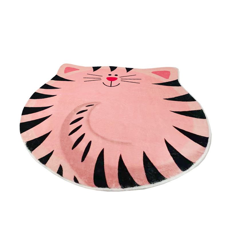 Minimalist Carpet Animals Printed Area Rug Stain Resistant Polyester Rug for Living Room