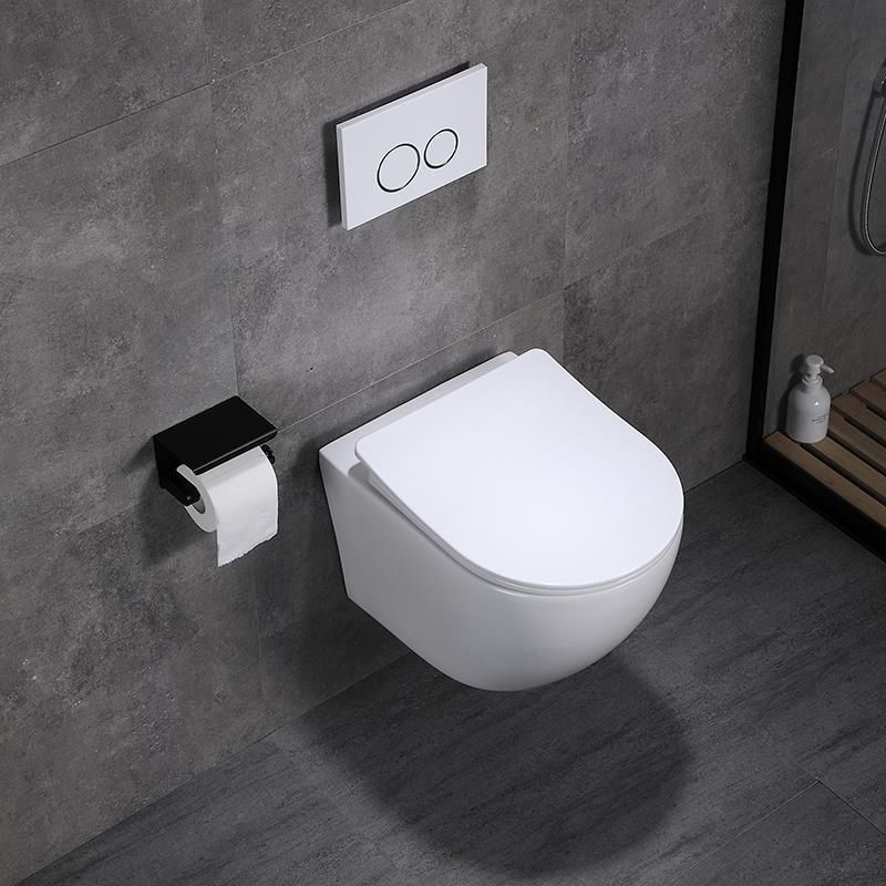 Contemporary 1 Piece Flush Toilet Wall Mount Urine Toilet for Bathroom