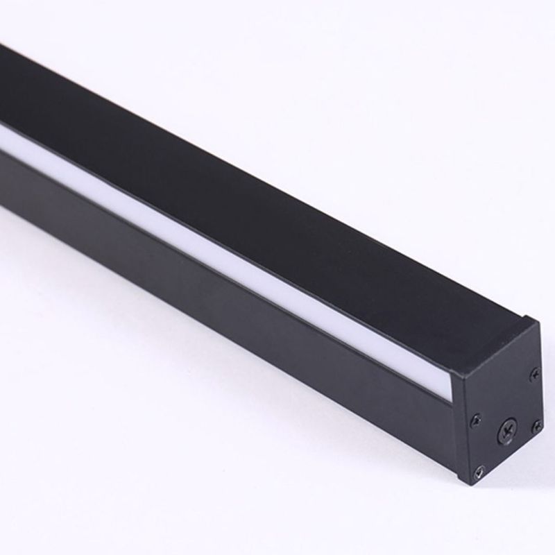 Luz de la pared lineal lámpara nórdica estilo minimalista de aleación de aluminio de aluminio