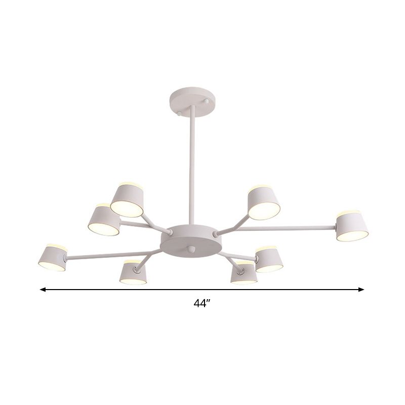 SPUTNIK CAMERA BAGGI LA LAMONO PENDANTE LIGHT METAL A 8 TESSURE LAMONE APPUGGIO MODERNA