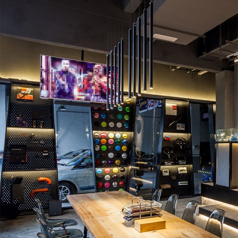 Luminaires de pendentif cylindre