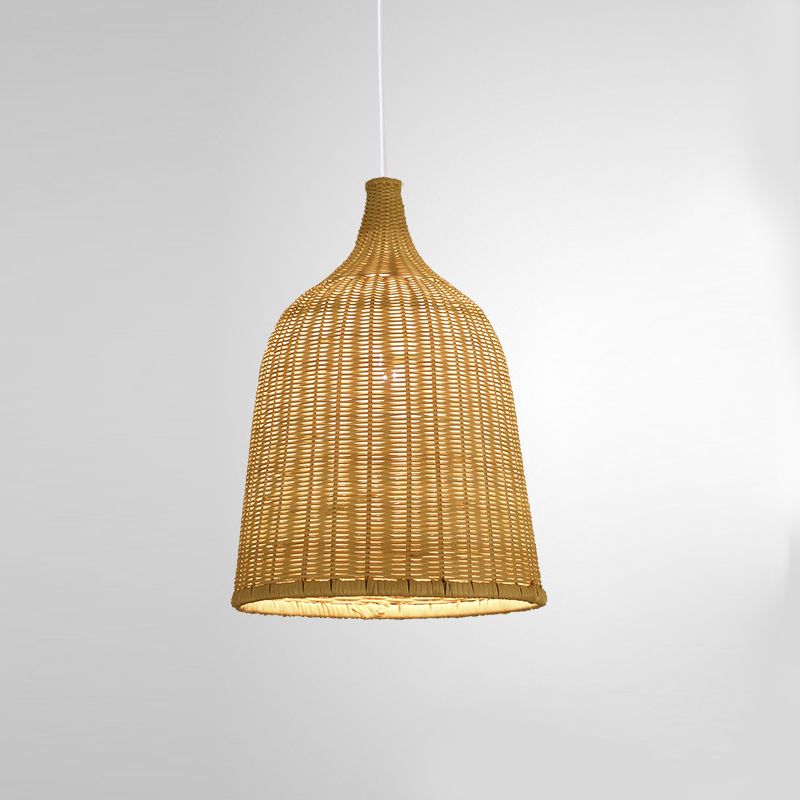 Rattan hangende licht moderne stijl hangend verlichtingsarmatuur voor zitkamer